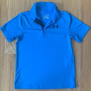 Light Blue Under Armor Collared Shirt
